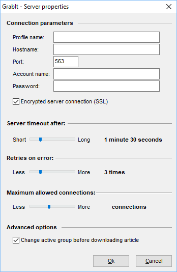 Configuring Grabit